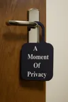 A moment of privacy