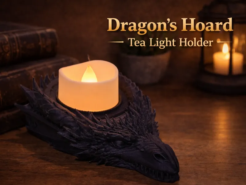 Dragon's Flame Dragonhead Tea Light