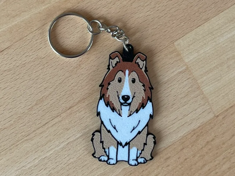 Keychain Collie