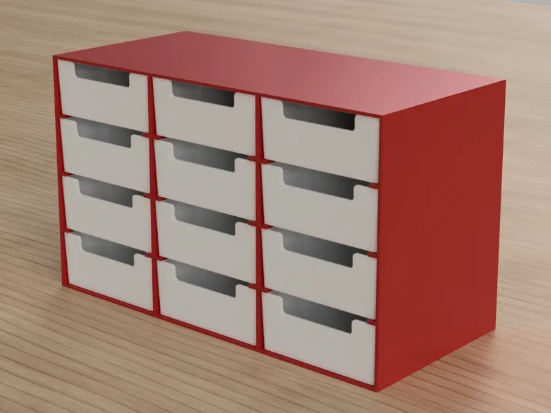 Compartment Storage Organization (12 to 36 Slots)