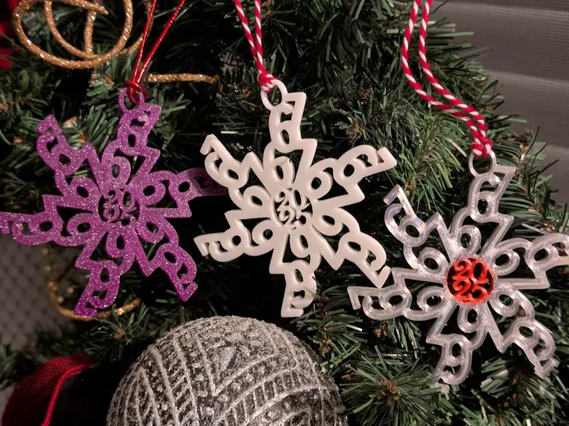 The "6 7" Snowflake Ornament (2025 Edition)