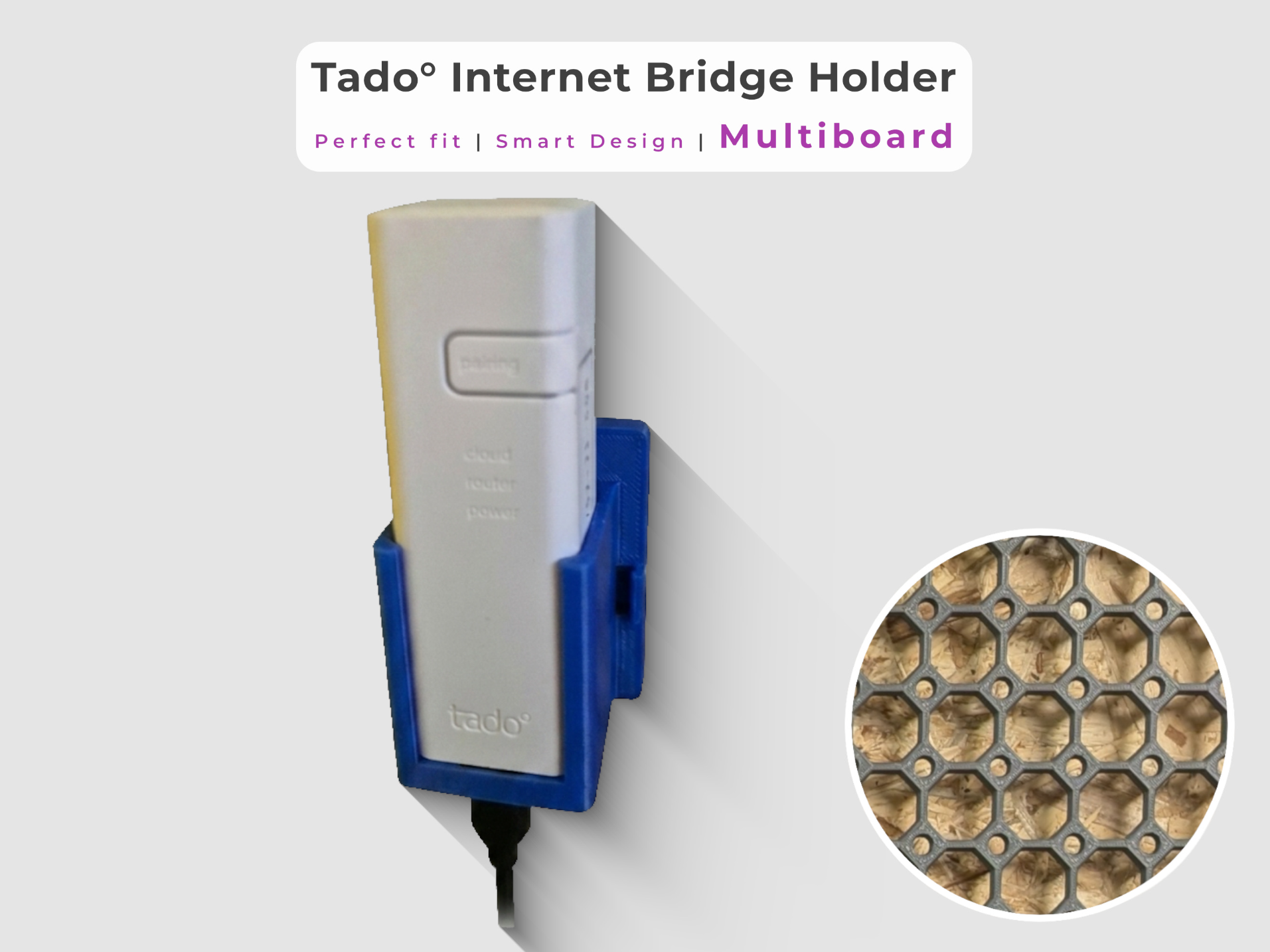 Tado° Internet Bridge Holder for Multiboard