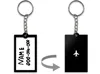 Customizable Luggage Tag / Suitcase Identifier / plane Icon