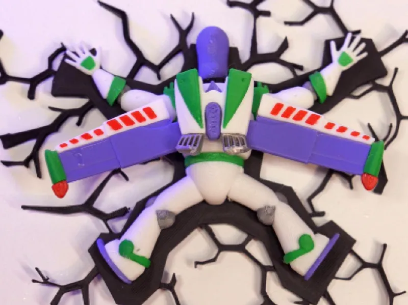 Buzzlightyear estrellado pegatina iman broma