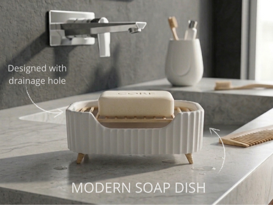 modern soap dish