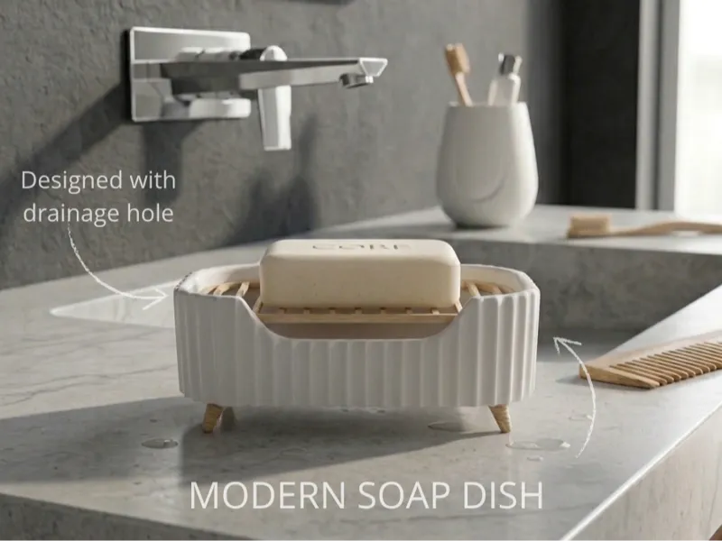 modern soap dish