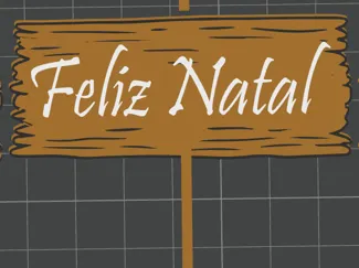 placa de natal