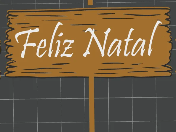 placa de natal