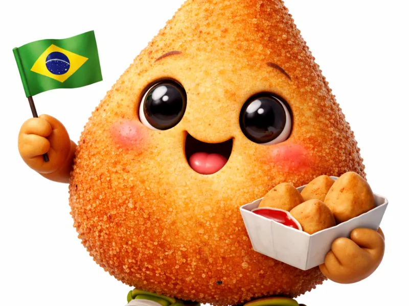 Coxinha Modelo 3d 