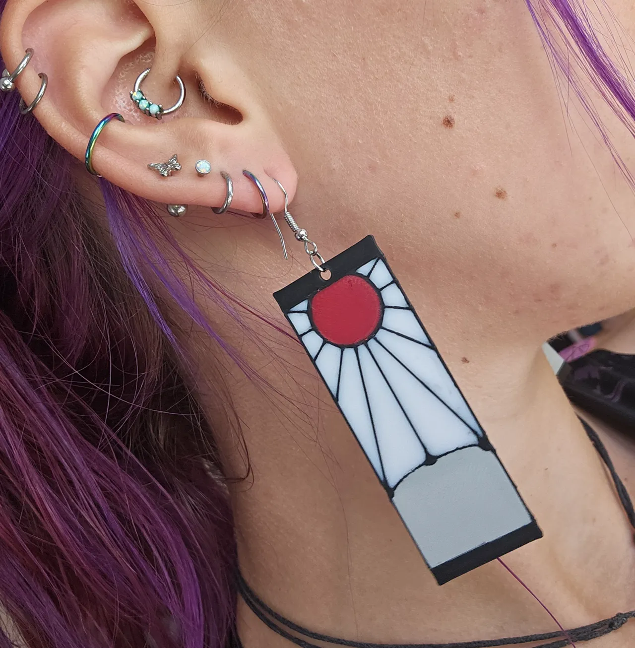 Demon Slayer Tanjiro - Earrings view 4