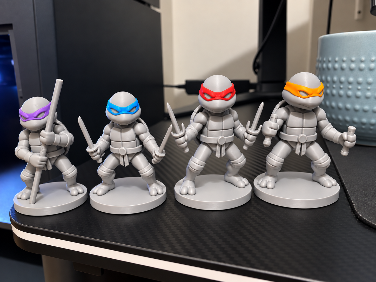 Ninja Turtle Mini Toys – AMS & Single Color - 1