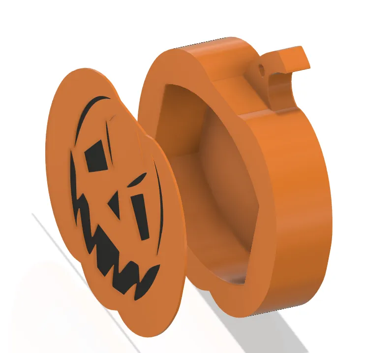 Halloween Pumpkin led Key Ring