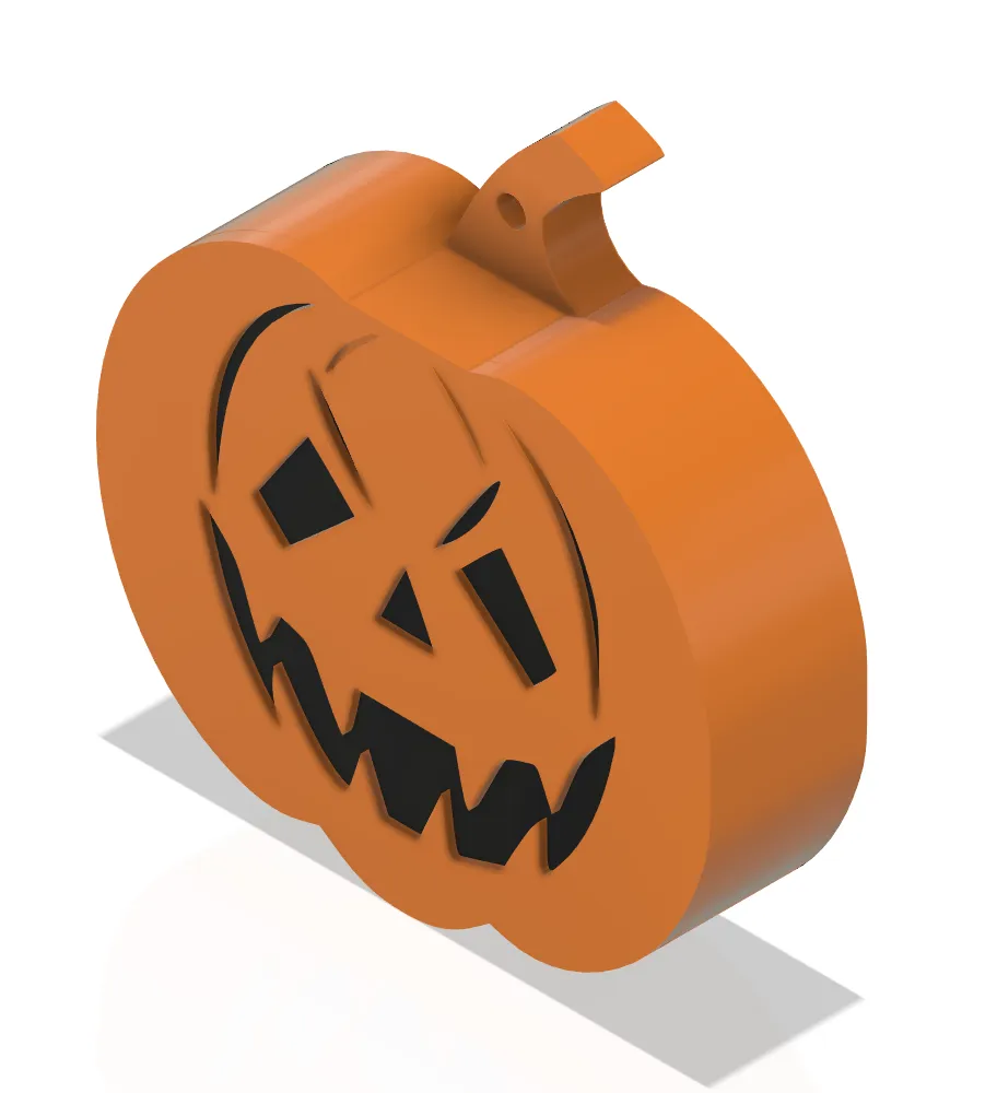 Halloween Pumpkin led Key Ring by 3DIUS8282 - MakerWorld