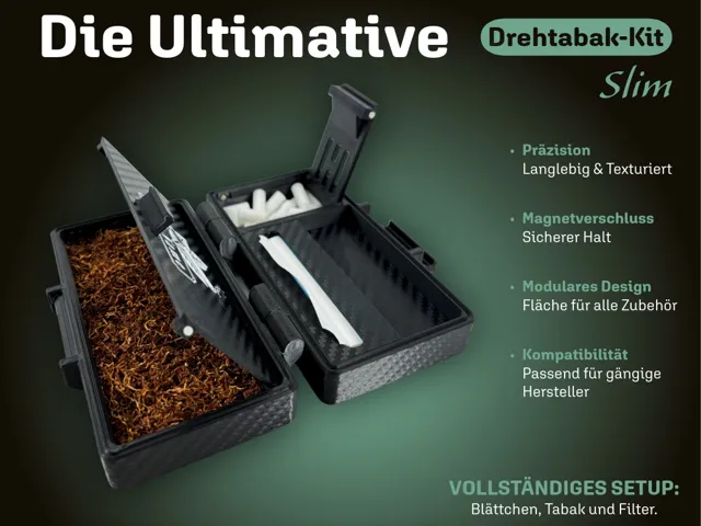 Drehtabak-Kit, Tabakbox Slim