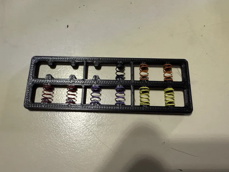 MiniZ front spring holder/organizer short version