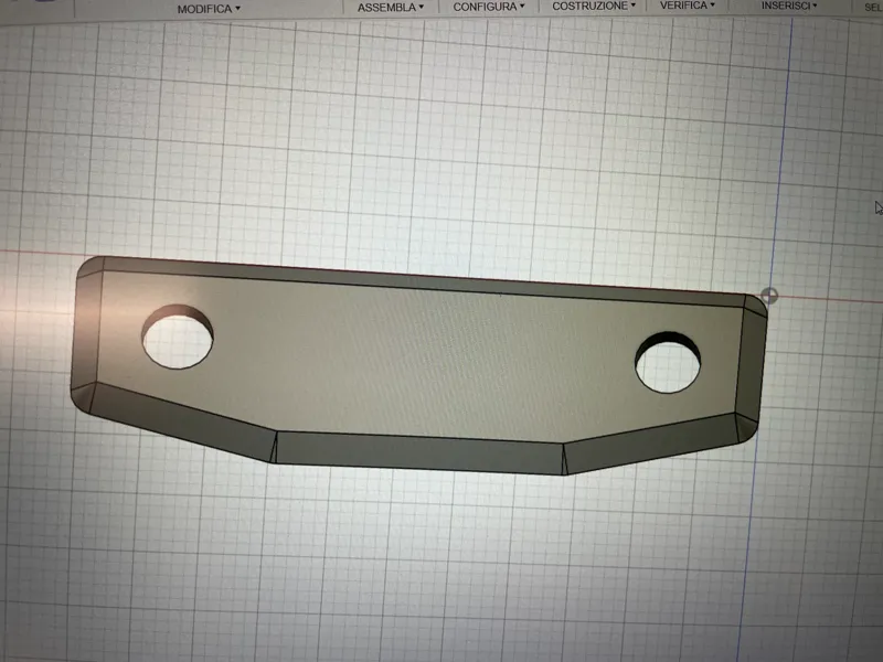 Mugen MBX8/R Supporto Alettone / Spoiler