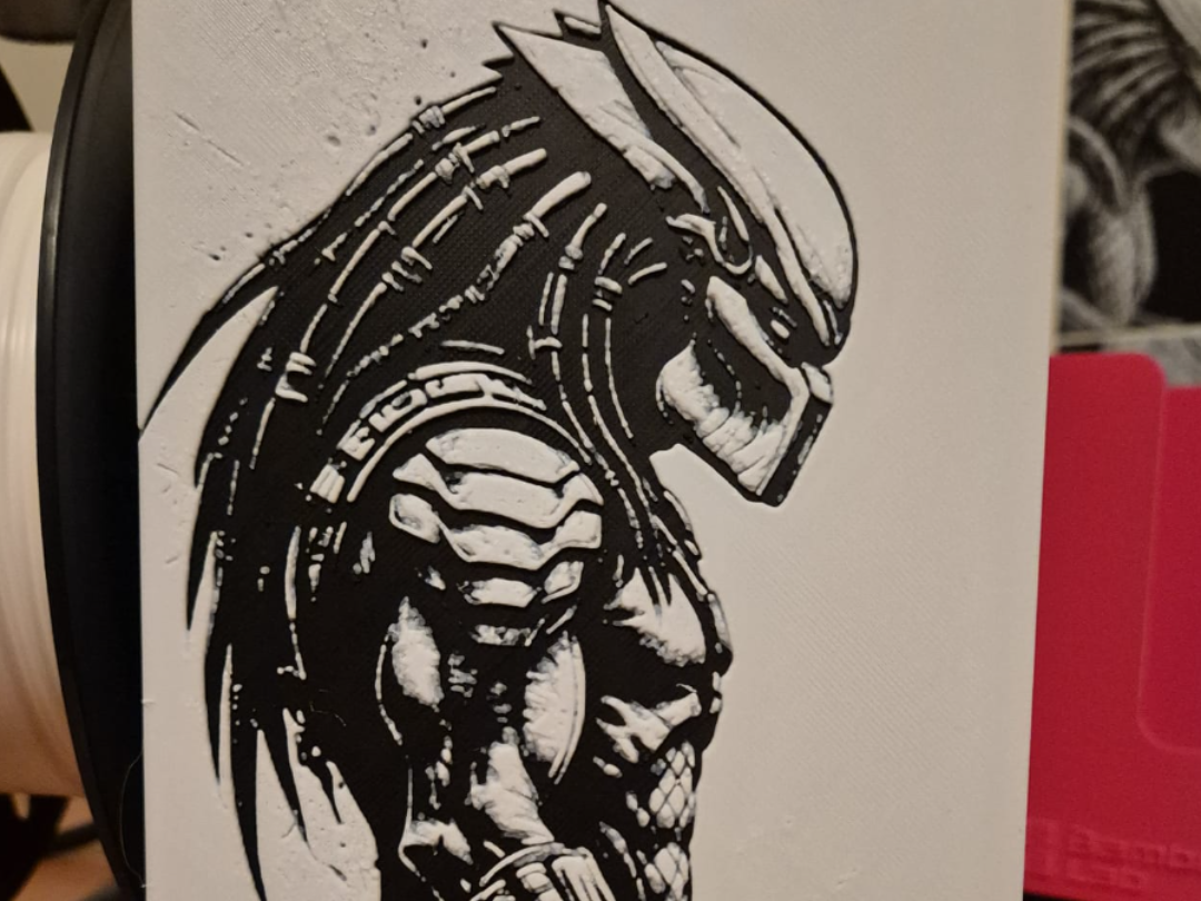 the predator ink splash hueforge