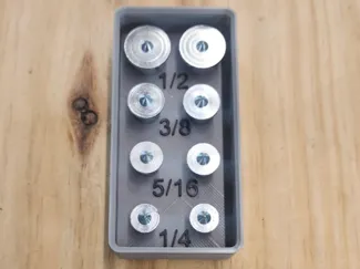Dowel Hole Transfer Markers/Centers Gridfinity