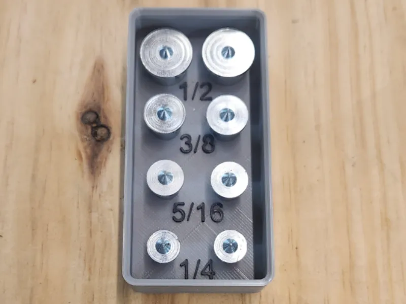 Dowel Hole Transfer Markers/Centers Gridfinity