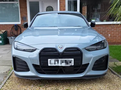BMW i4 Number Registration Licence Plate Holder