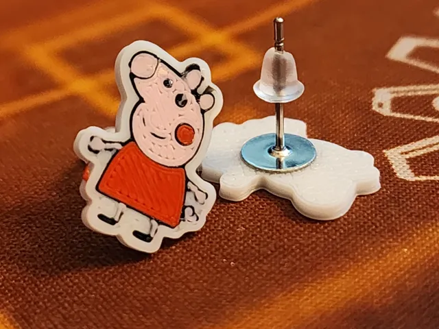 Peppa Pig earrings