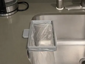 Kitchen Sink Trash Bag Holder