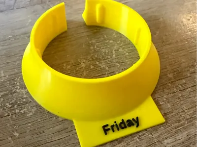 Labeled Bottle Stand