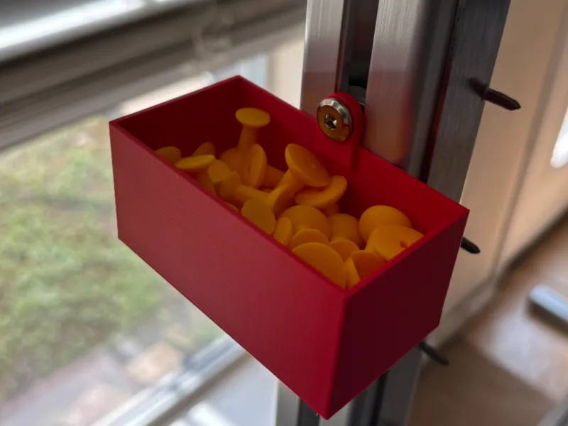 Tufting storage box