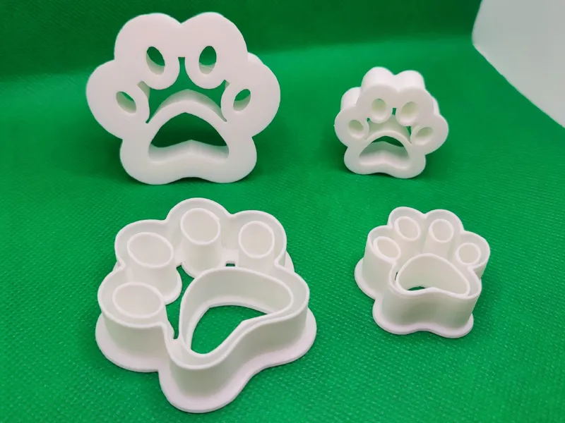 Cute Paw Print Cookie Cutter Set Baking Tool