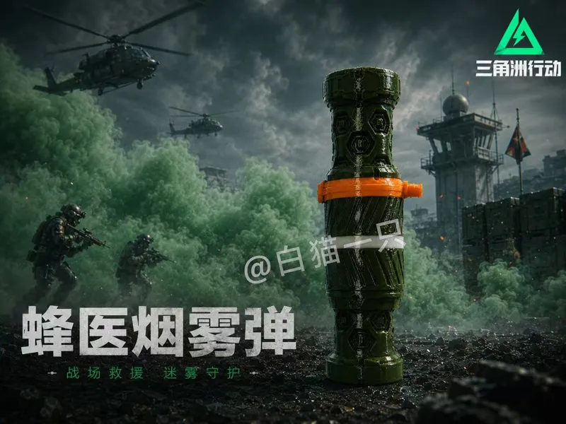 三角洲行动蜂医烟雾弹道具