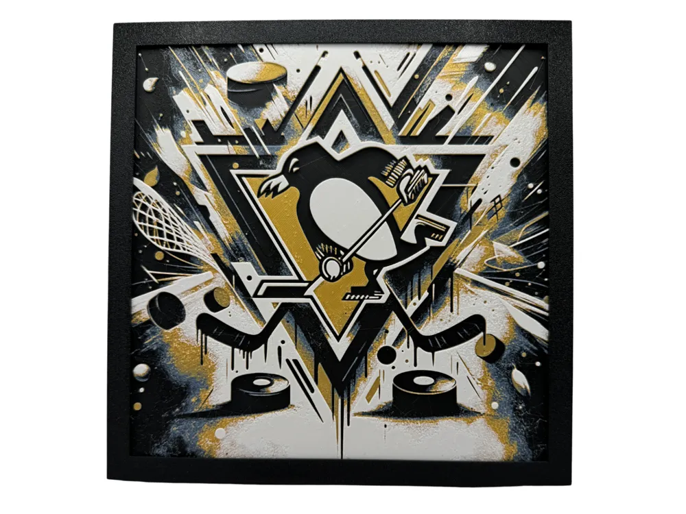 Pittsburgh Penguins - NHL Hueforge