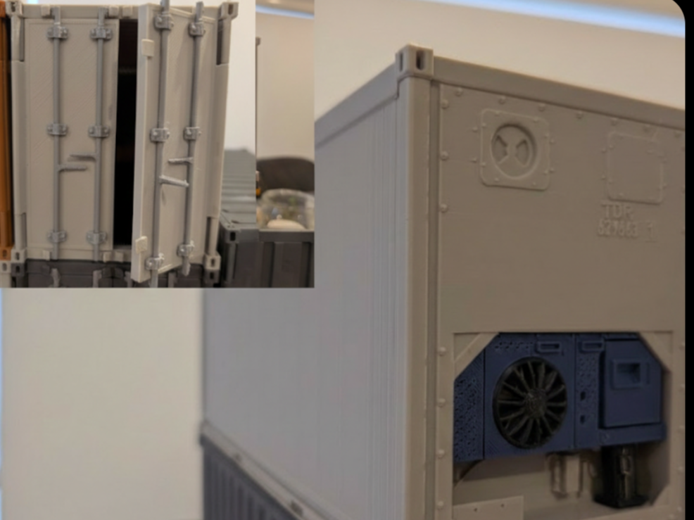 stackable high cube reefer shipping container
