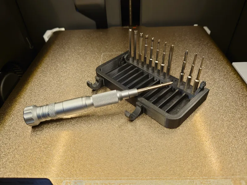 screwdriver and bits holder for 4mm bits