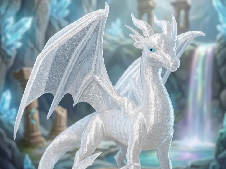 Willa the silver glitter dragon (Dragon girls)