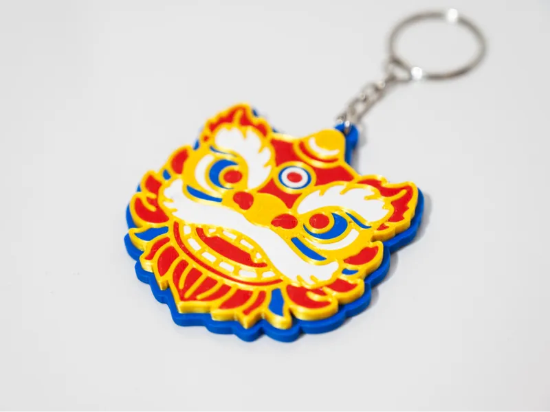 国潮醒狮挂件