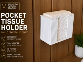 Wall-Mounted Tissue Holder