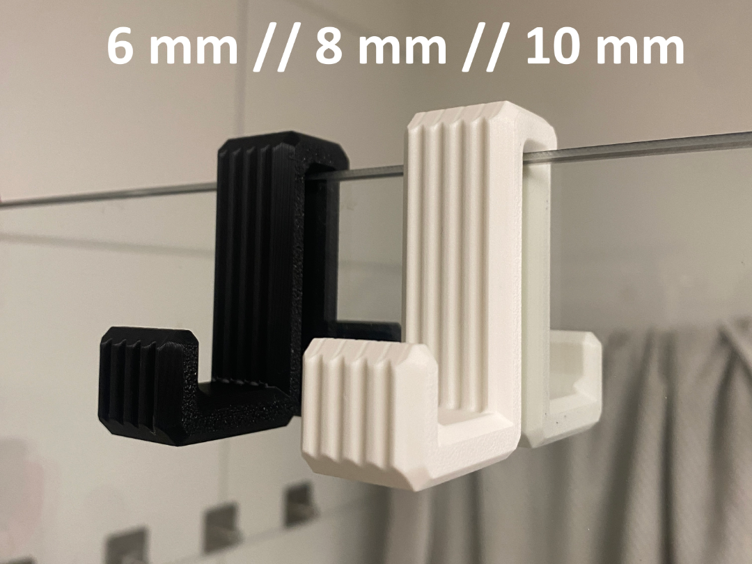 Glass Hook Shower Hook