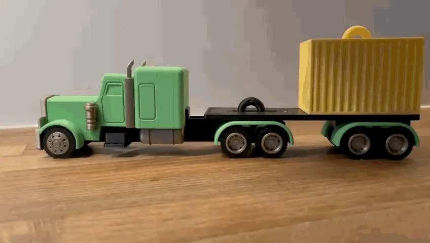 Truck with snap-on upgrades view 2
