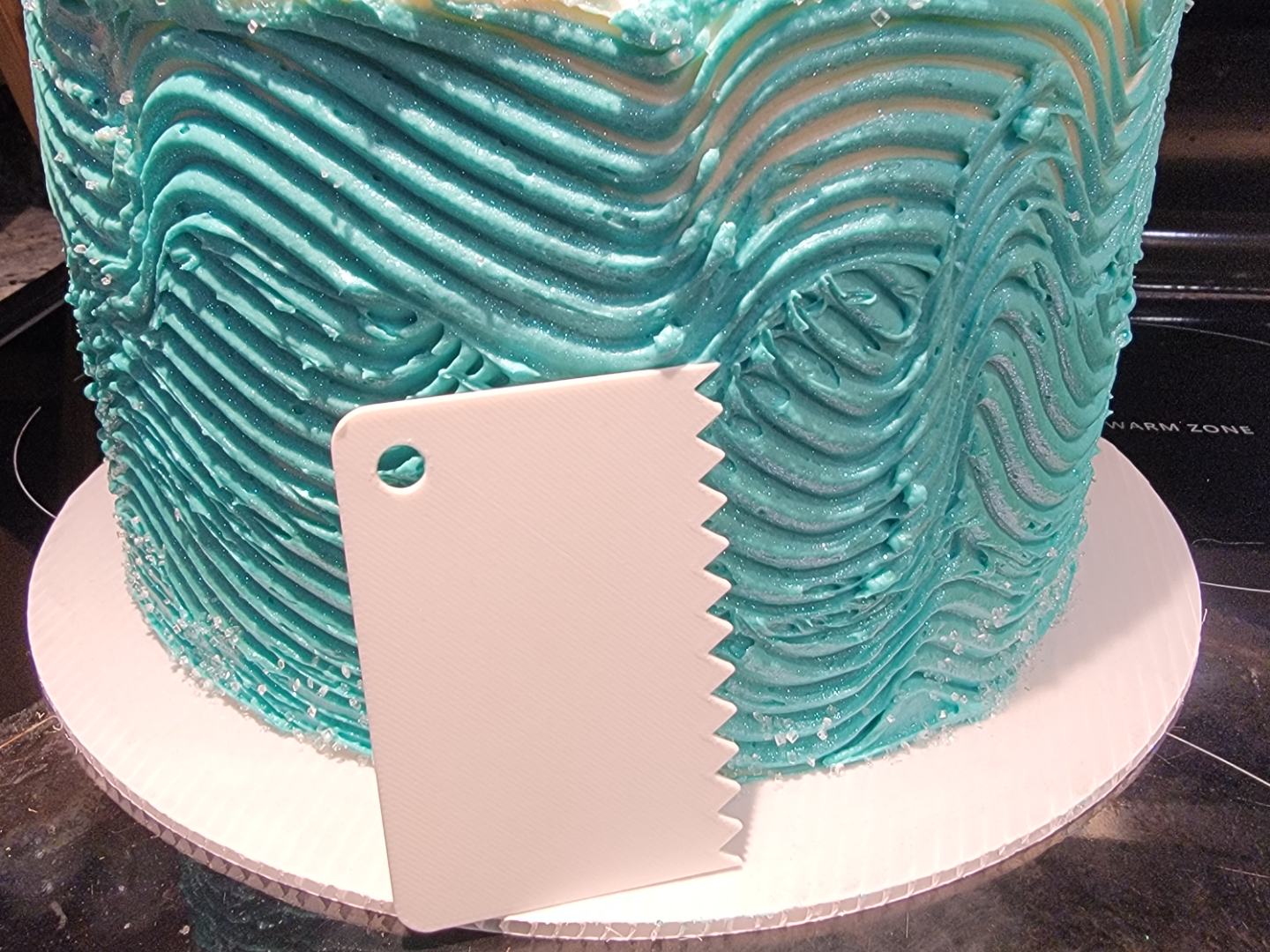 Mini ZigZag Cake Scraper
