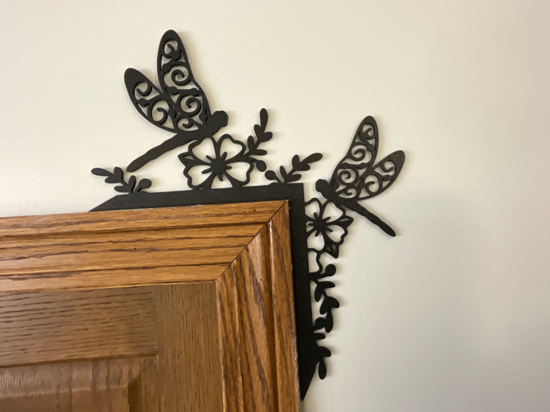 Dragonflies & Flowers Door / Window Corner 