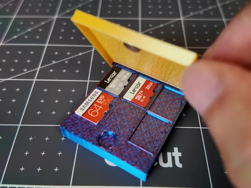 Magnetic Micro SD Card Holder 