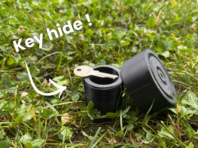 Hide your house key in a sprinkler head