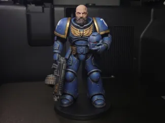 Soldado Marine espacial 