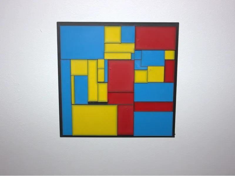 Chromatic Shift — Modular Geometric Wall Art
