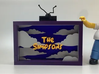 Simpsons TV Shadowbox