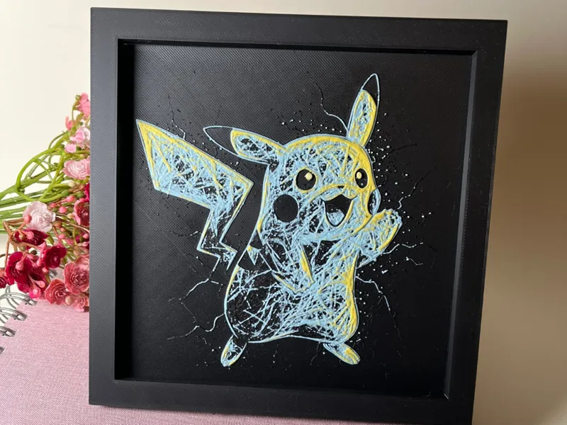 Pikachu Lightning Hueforge 