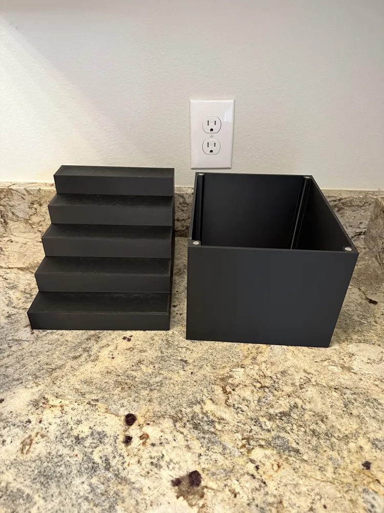 5‑Tier Modular & Magnetic Display Shelf Riser - Free 3D Print Model ...