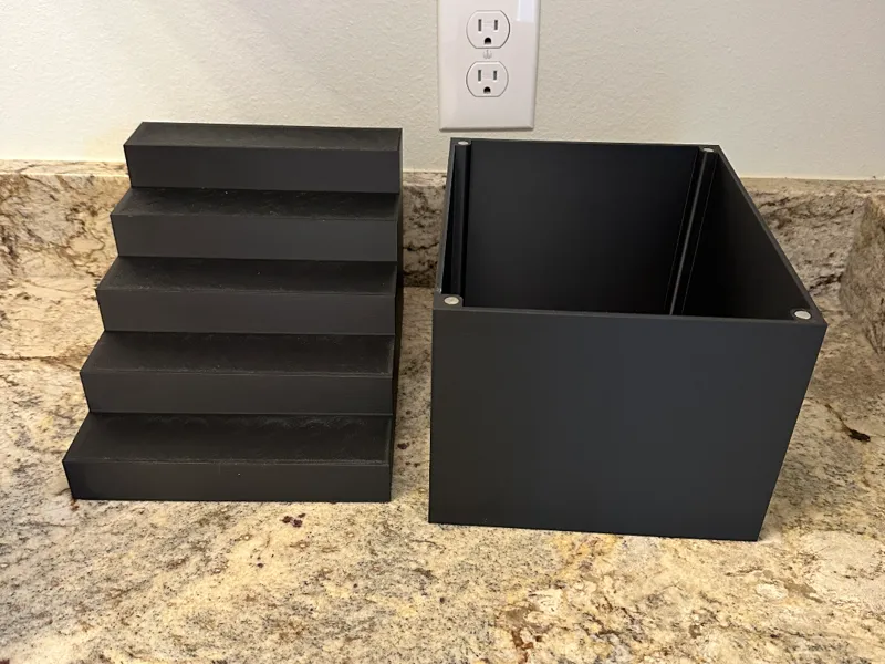 5‑Tier Modular & Magnetic Display Shelf Riser