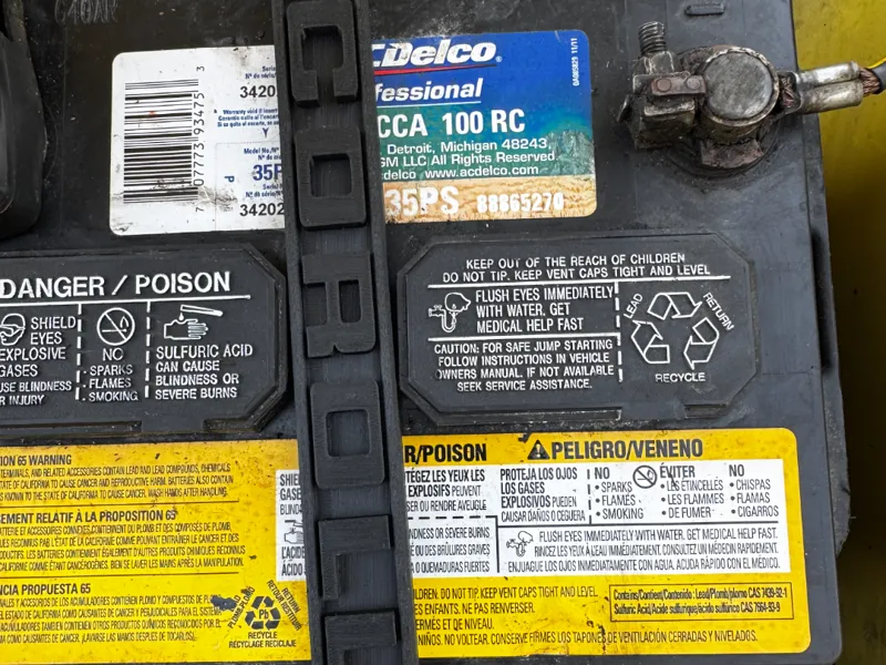 1980s Toyota Corolla Battery Tie Downs TE72 / KE70