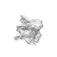 Petit dragon mignon, facile à imprimer — photo 4